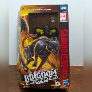 Takara Transformers Kingdom Shadow Panther Black and Yellow Action Figure